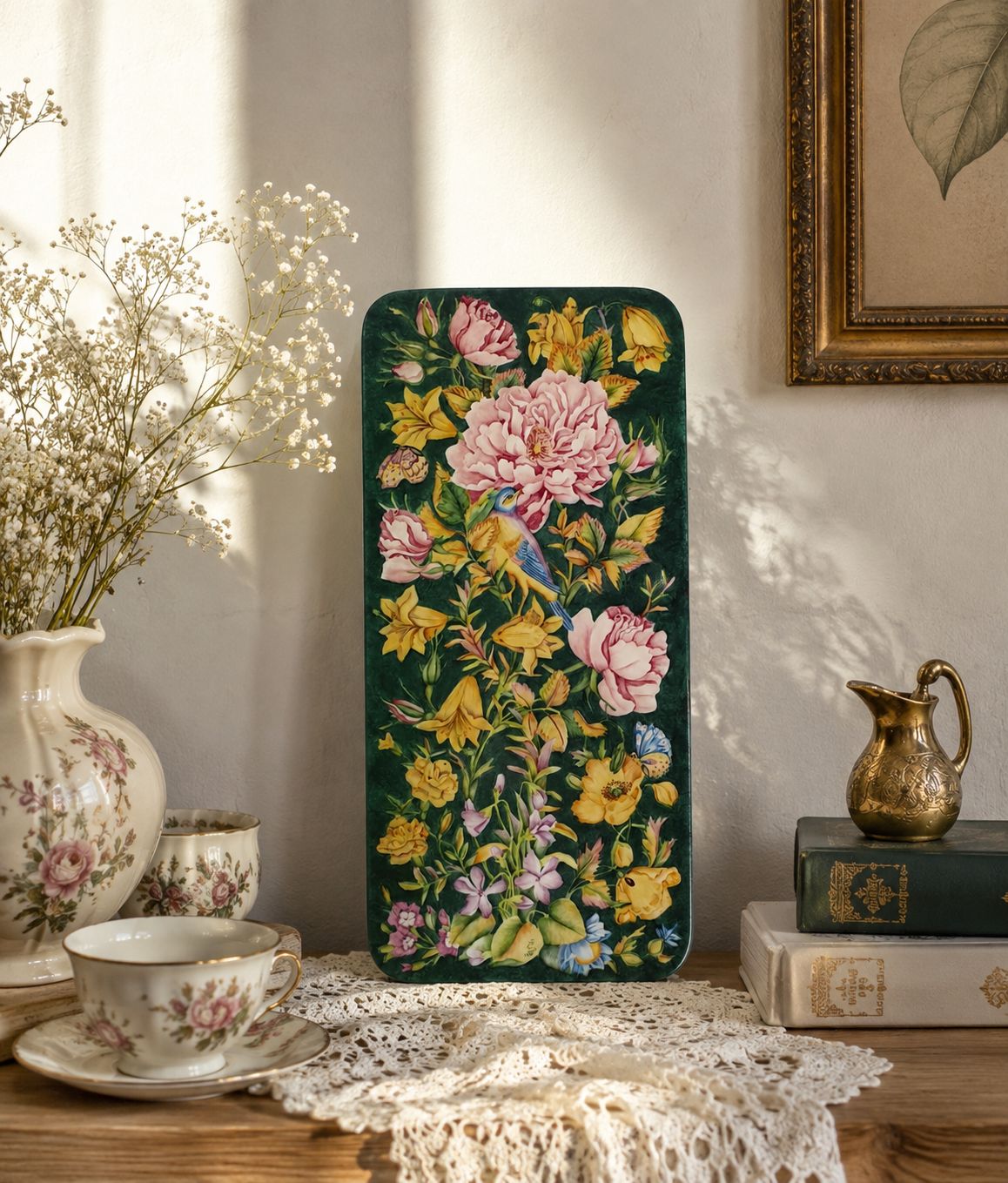 خرید اثر هنری گل و مرغ اثر متین بزرگ زاده در دسته تزئینی