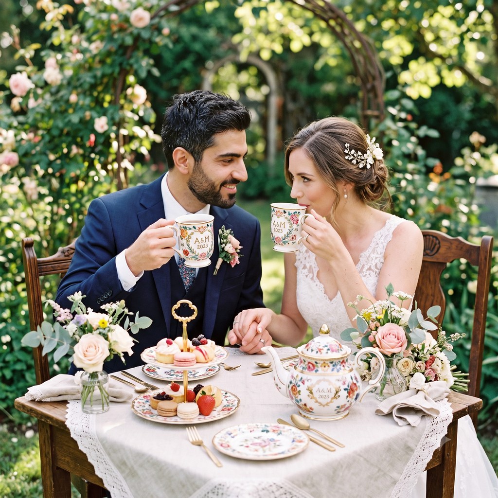 سفارش ظروف نقاشی شده عروس